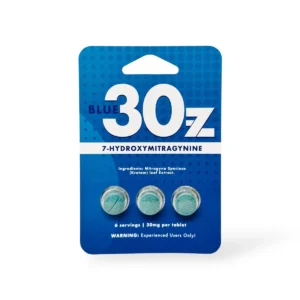 Blue 30-z 7-Hydroxymitragynine Chewable Tablets 30mg Per Tablet